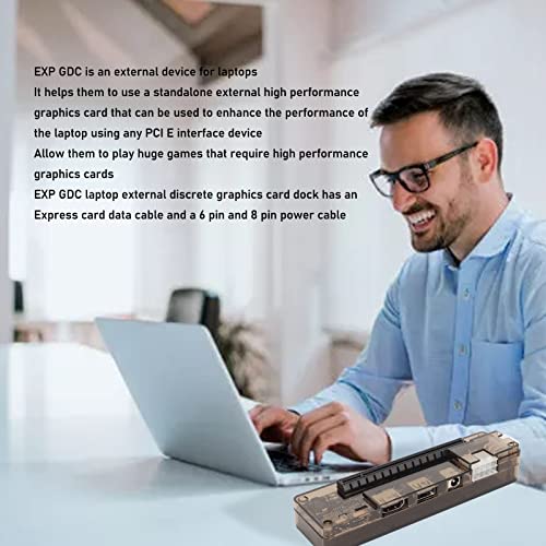 Dock grafico esterno discreto per computer portatile, base per scheda grafica discreta esterna a 6 pin 8 pin, dock per scheda video per PC portatile - Scheda video - Immagine 1