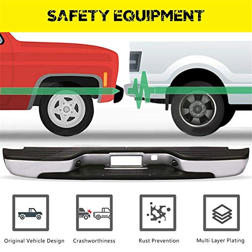 Labwork 6776774-984420 Rear Step Bumper Light Face Bar Steel Replacement thumb #5
