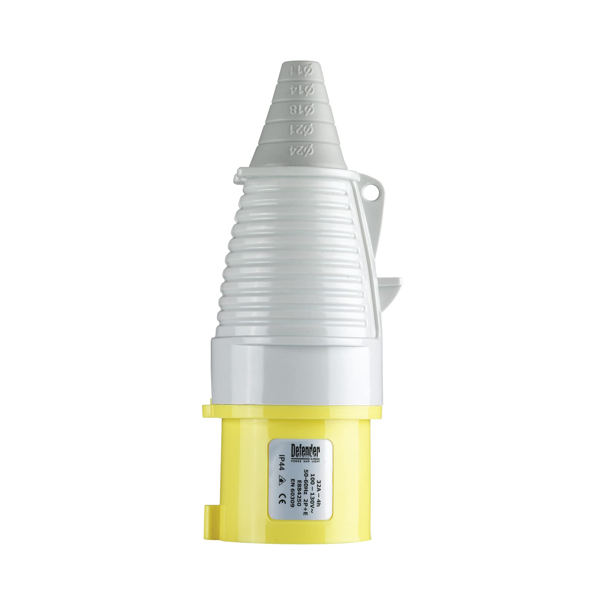 Defender Power And Light Yellow Defender 110V Plug 32A (E884250)