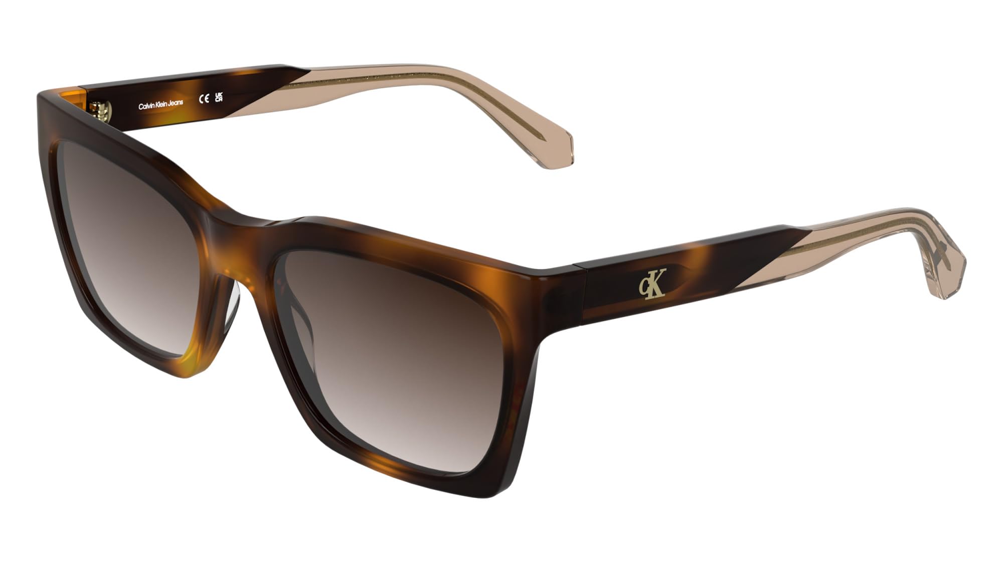 Calvin Klein Jeans Women's Sunglasses CKJ26606S - Havana with Gradient Brown Lens