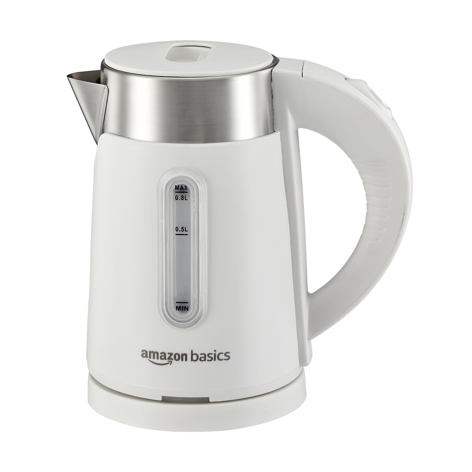 Amazon Basics 0.8 Litre Electric Kettle | 800W | 360° Swivel Base | Led Indicator | Dry Boil Protection | Auto Shut-off & Overheat Protection | Multipurpose Travel Kettle-image-9