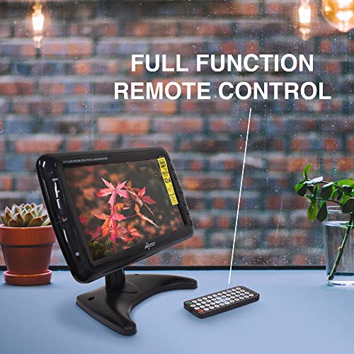 AXESS Portable TV –Multimedia Widescreen Small LCD TV – Built in Digital Tuner, AV Inputs, 2 Antennas, USB/SD Card Supported 9’’ Television with Remote Control – Axess TV1703-9 2020VS - Thumbnail 6