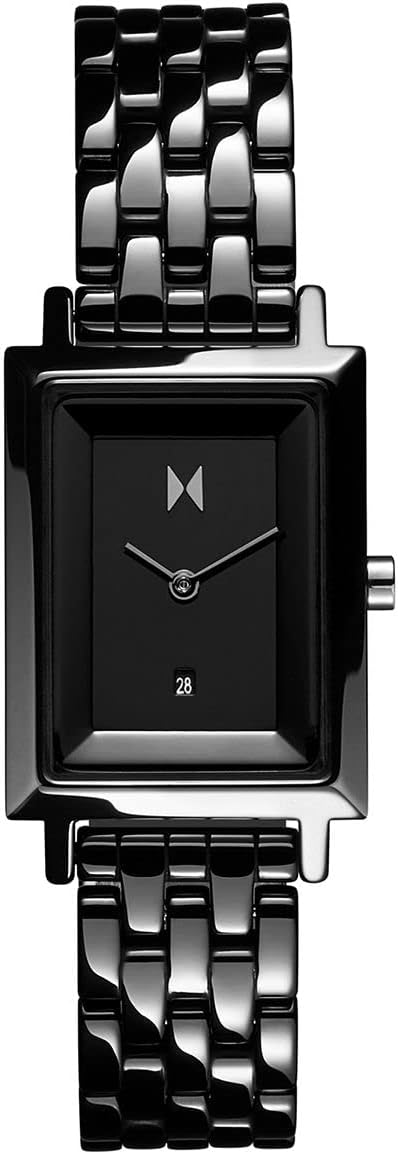 Signature Square Watches for Women - Premium Minimalist Women’s Watch - Analog, Stainless Steel, 5 ATM/50 Meters Water Resistance - Interchangeable Band - 24mm
