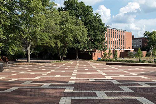 Historic Pictoric Photo- The Brickyard at North Carolina State University in Raleigh, The Capital City of North Carolina 3 Fine Art Photo Reproduction 12in x 08in