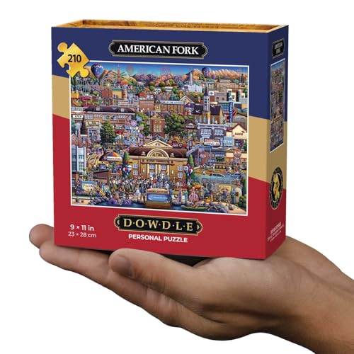 Dowdle Personal Jigsaw Puzzle, American Fork, 210 Piece