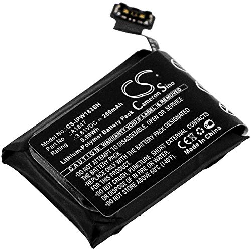 VI VINTRONS Battery for Apple A1860, Watch Series 3 38mm, Watch Series 3 GPS 38mm,