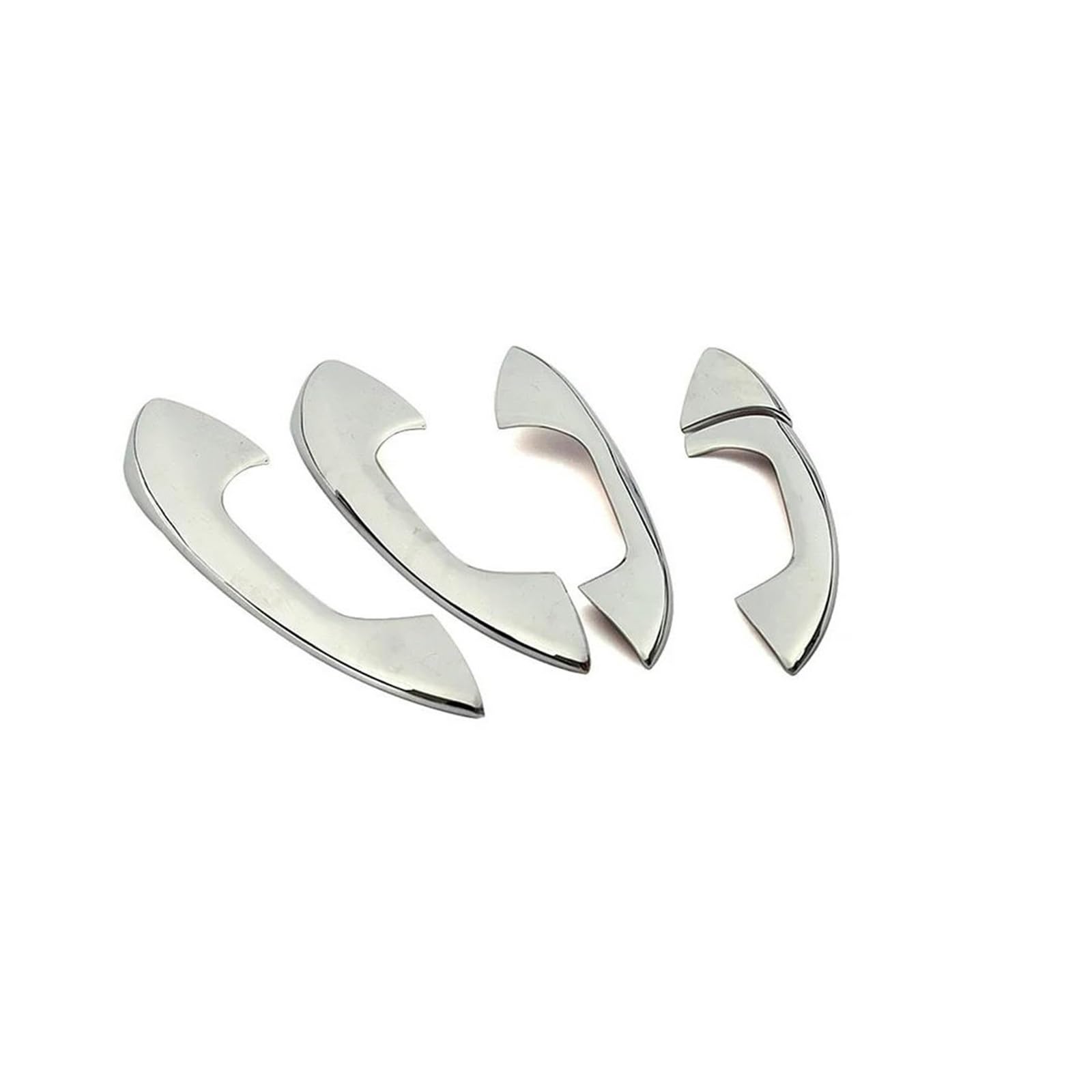 FKHBZM Car Exterior Door Handle Bowl Cover Modify Frame Trim Parts for Benz A B C E CLA GLB GLC Class 2020 2021(Chrome A)