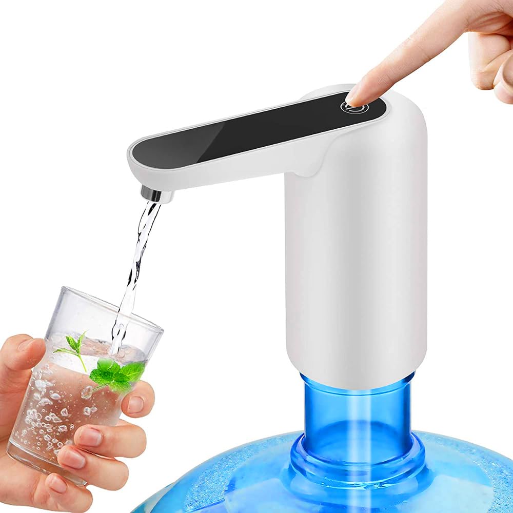 Shivanka Automatic Water Dispenser for 20 Litre Bottle, Portable Wireless Water Pump, Easy Clean & Mini Water Bottle Pump for Home/Office/Outdoor, White-image-32