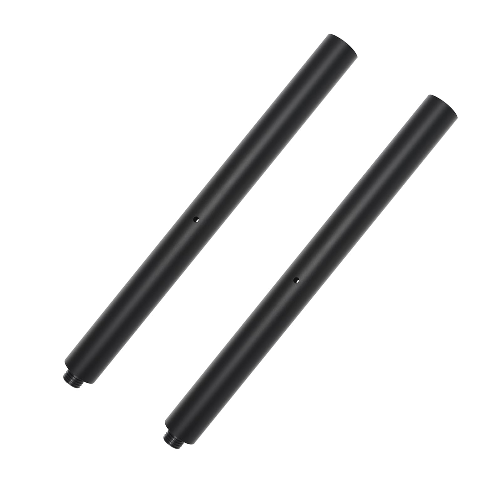 DAGCUXIN M20 Speaker Pole,Speaker Pole Mount, Subwoofer Pole,16 inch Extended Speaker Pole,with 35mm and M20 (2 Packs Black)