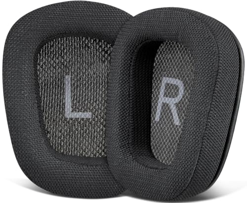 Image of SOULWIT Full Mesh Earpads for Logitech G935 /G933 /G930 /G432 /G35 - Black | for G35 /G930 /G933 /G935 /G633 /G635 /G533 /G430 /G431 /G432 /G433 /G332 /G230 /G231 /G233 Headphones