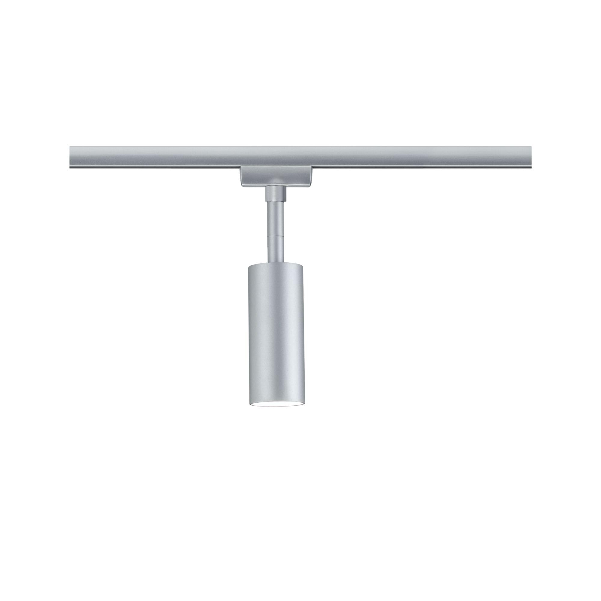Paulmann 96800 URail Spot sur rail LED Tubo Spot simple 234 lm 4,5 W 4000 K 230 V chrome mat Système de rail URail