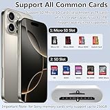 USB C SD Card Reader Type-C Dual Slot Memory Card Reader for iPhone 16/15 Series, iPad Pro, MacBook Pro/Air, Galaxy S24/23, More, Trail Camera Camcorder Recorder Viewer - Image 3