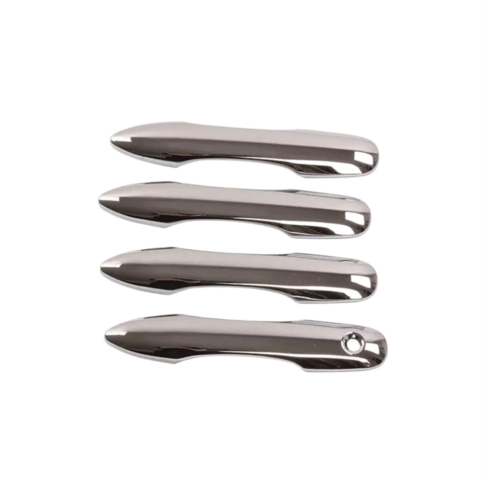 Ouvecr 0 Keyless Entry A For Toyota For Corolla For Auris E210 2019 2020 2021 2022 Glossy Black Chrome Car Door Handle Cover Bowl Trim Car Outer Door Handle(0 Keyless Entry A)