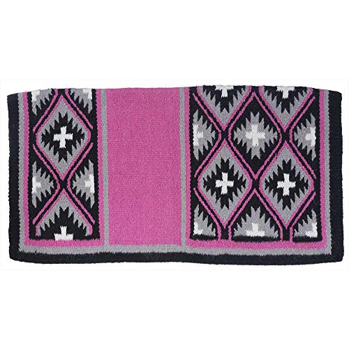 Tough 1 Sequoyah Wool Saddle Blanket Pink