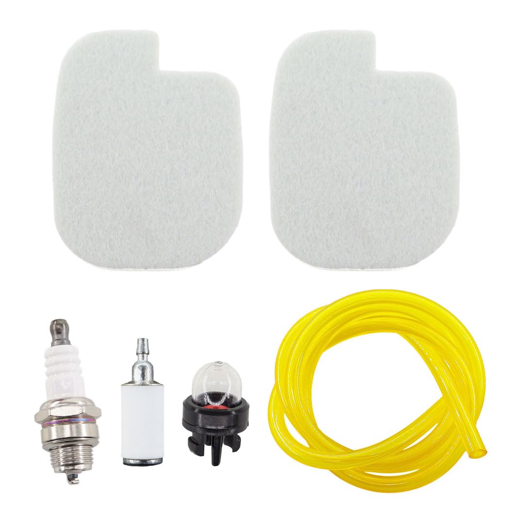MCHNIC 2x Air Filter Service Kit for MCCULLOCH MAC738 MAC740 MAC742 MAC838 MAC842 MC3516 MC4218