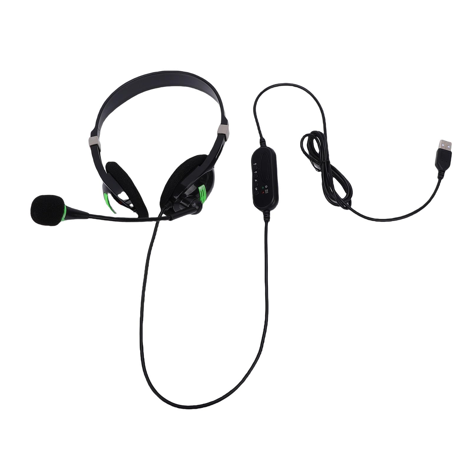 USB Headset with Microphone, Noise Canceling Headset 40mm HD Stereo Wired Headphones for PC Computer Laptop, with in Line Control and Memory Foam Ear Cushion-image-15