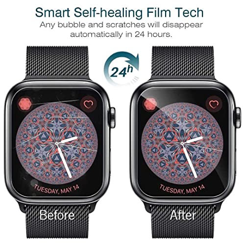 Image of FCS Edge to Edge Watch Screen Protector for Amazfit Gts 4 Mini | TPU Membrane Flexible Ultra-Thin 0.125mm Thickness Screen Guard (Pack of 3)