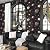 Fvlow Moody Dark Floral Peel and Stick Wallpaper Waterproof Contact Paper, Self Adhesive Vinyl for Living Room Bedroom Bathroom, Removable Wall Covering Furniture Decor, 17.4" x 394" Goth Black Maroon