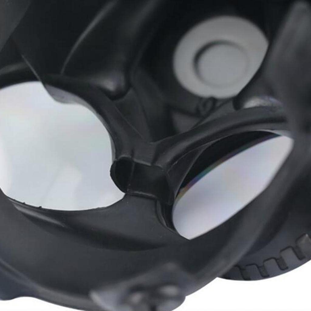 Máscara de Gas Nuclear con Pantalla Facial Sellada Militar y Gafas Antipolvo Adecuada para Uso Doméstico Operaciones Industriales y