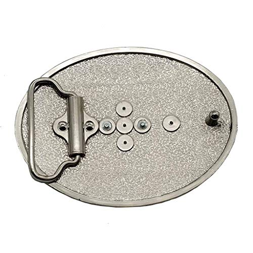 Xwest Silver Longhorn Texas Bull Belt Buckle Cowboy Western Buckles