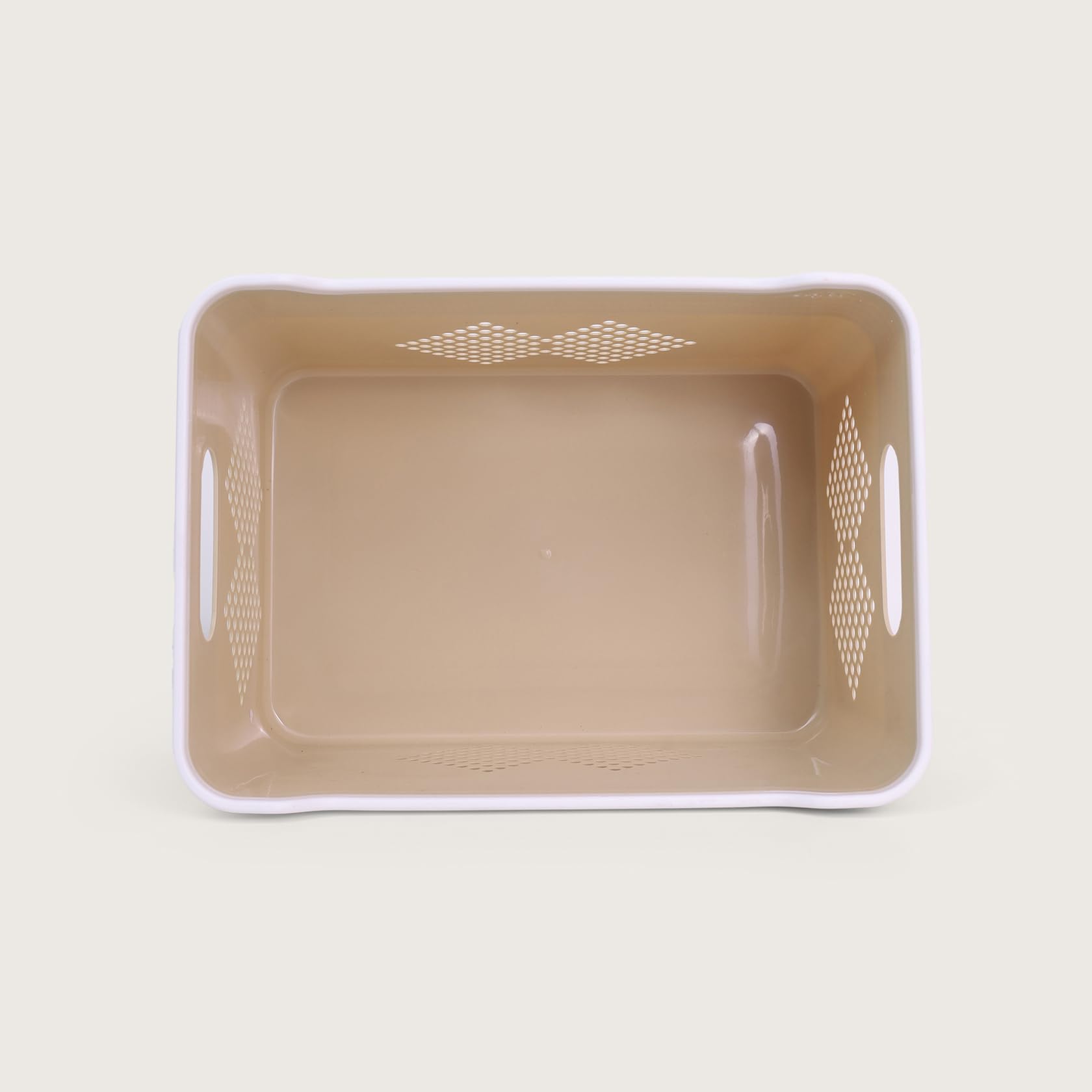 HOME 360 Plastic Storage Baskets | Set of 4 | Multipurpose Organizer Bins | Ideal for Kitchen, Bathroom, Office & Home Use | Durable & Lightweight Plastic Bins for Shelves & Closets 4