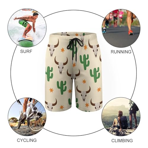 Boys Swim Trunks Boys Beach Board Shorts Floral Watercolor Pattern Quick Dry with Mesh Lining4