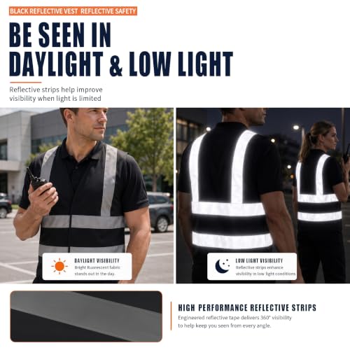 Image of AYKRM 12 colour High visibility viz vest hi vis viz reflective work construction safety vest (XS-8XL)