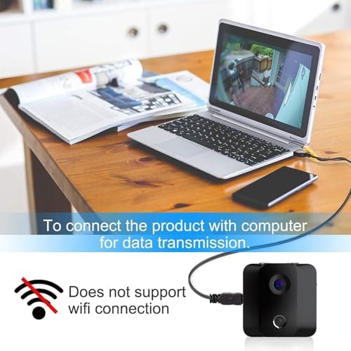 Mini Small Nanny Cam with Night Vision, Portable Body Cam, Surveillance Cameras for Home Security Indoor/Outdoor No WiFi Needed Detail
