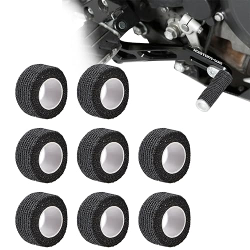 NICENEEDED 8 Rolls Motorcycle Shifter Shoe Protector, Self Adhesive Motorcycle Gear Shift Cover Non Woven Fabric Motorbike Shift Pad, Non Slip Motorcycle Shifter Protectors