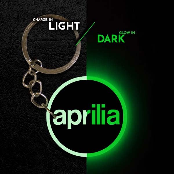 Image of Mi Glow Store Glow in Dark Keychain for Bike Men | Gift for Man | Bike Accessories | Charges in Light Glows in Dark | Key chain for Bike