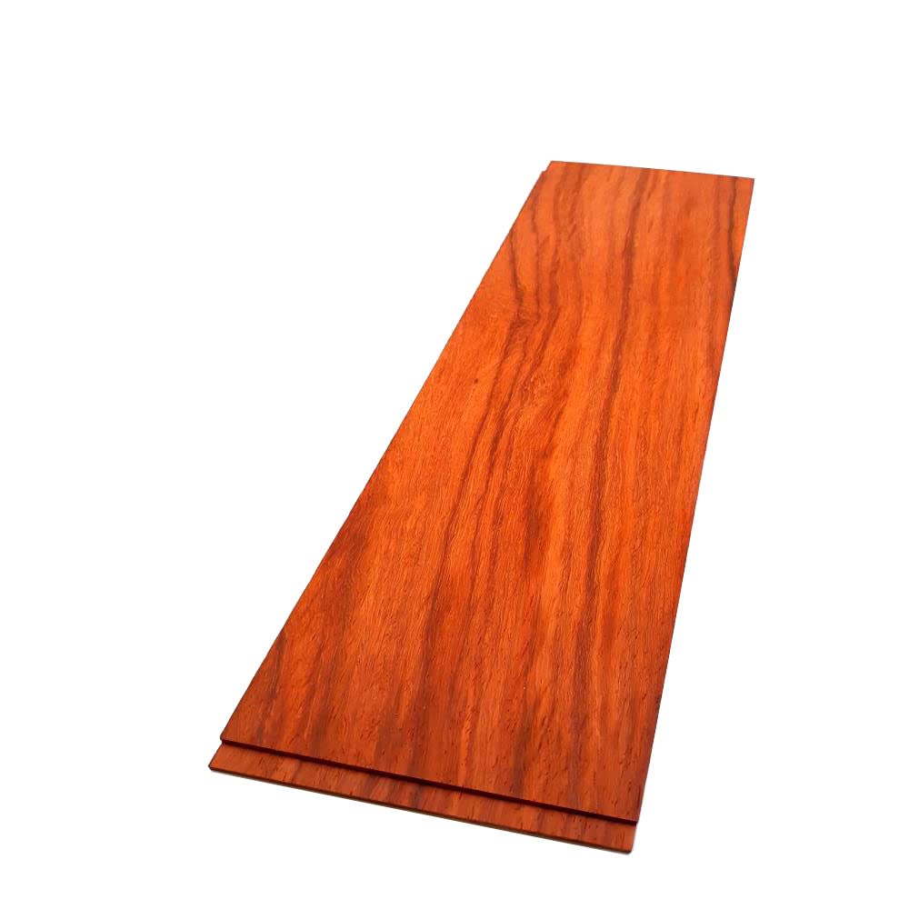 Padauk Hardwood Planks - 2-Pack Padauk Unfinished Wood Blanks - 1/8’’ (3mm) 100% Pure Hardwood - Laser Engraving Blanks - Exotic Wood for Woodworking, Crafts, and Gifts