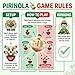 Alondra's Imports Pirinola Toma Todo Set – Mexican Fiesta, Kids and Adults Family Party Games, Bachelor Parties or Baby Shower, Wood Spinning Top Game - Premium Quality Finish - Complete Set of 2