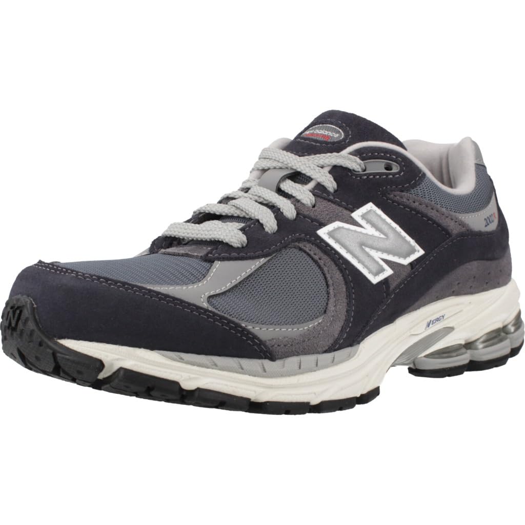 New Balance Men's Gray 2002R Eclipse Raincloud Sneakers Blue Graphite M2002rsf Cm