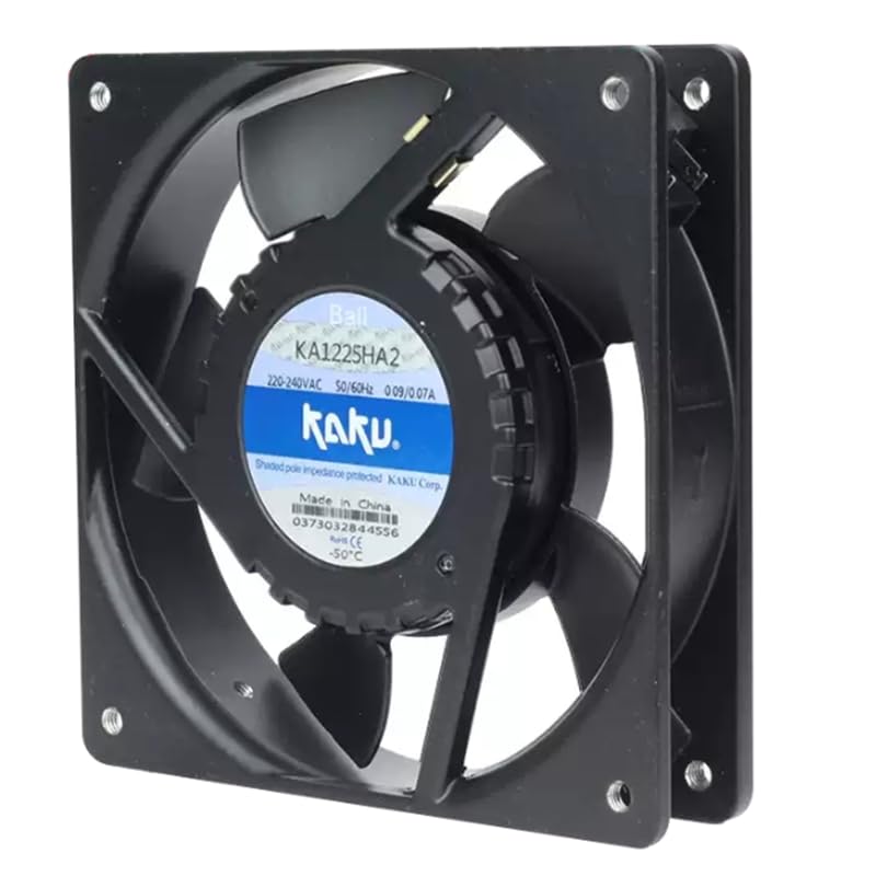 120x120x25mm KA1225HA2 AC220V 0.08a/0.07a 12025 All Metal ac Cooling Fan