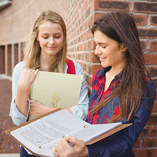 Aesthetic 3 Ring Binder Set Of 2 - Sturdy 1 Inch Binder Fits Letter Sized Paper - A Cute Three Ring Binder For Women Or Men With Pocket Easily Organizes Your Paperwork For School, Office Or Work #TOP7