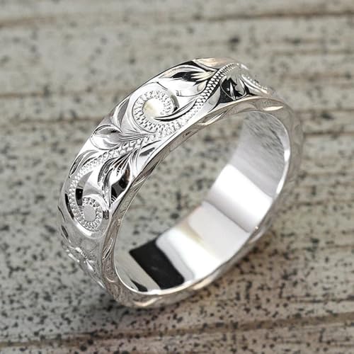 Delicate Carved Design Female Wedding Band Rings Low-key Exquisite Accessories for Women4