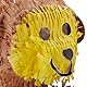 Relaxdays Pinata Affe, zum Aufhängen, Kinder, Mädchen & Jungen, Geburtstag, Dschungelparty, zum Befüllen, Papier, braun, 1 Stück