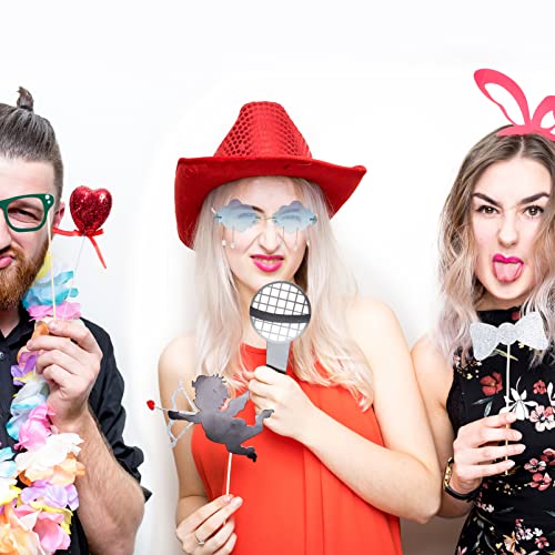 PRETYZOOM Frameless Sunglasses Cloud Shape Eyeglasses Summer Day Beach Party Hawaii Party Pool Party Supply3