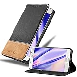 Cadorabo Hülle kompatibel mit Samsung Galaxy A3 2016 aus Premium Kunst Leder Flip Klappbare Stoßfeste Magnetische [Standfunktion] [Kartenfächern] Cover Hülle für Galaxy A3 2016 Tasche in Schwarz