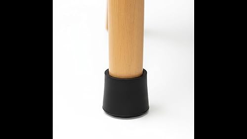 Miniatura 47 de Flyshop 4 tapas redondas de goma de 1.772 in para patas de silla, protectores de suelo, antideslizantes y reducción de ruido, calcetines duraderos