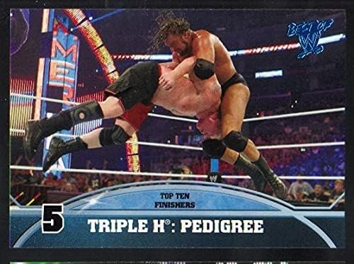 2013 Topps Best Of WWE Top Ten Finishers #5 Triple H Pedigree