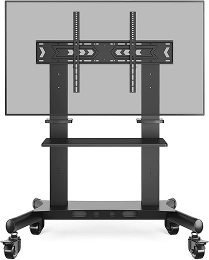 RFIVER Grande Carrello Mobile Porta TV con Ruote per 50-100 Pollici TV...