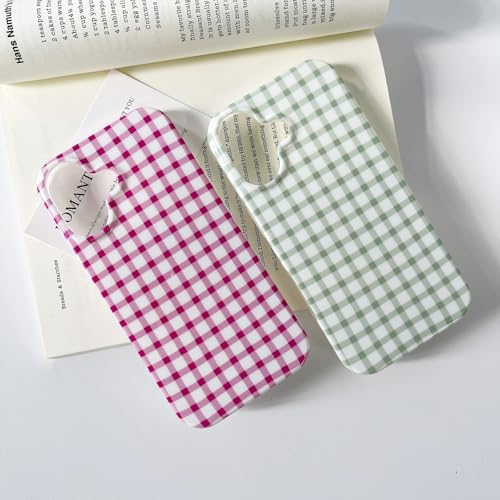 ZTOFERA Cute Aesthetic Checkerboard Case for iPhone 17,Green by ZTOFERA - Used condition - Image 6