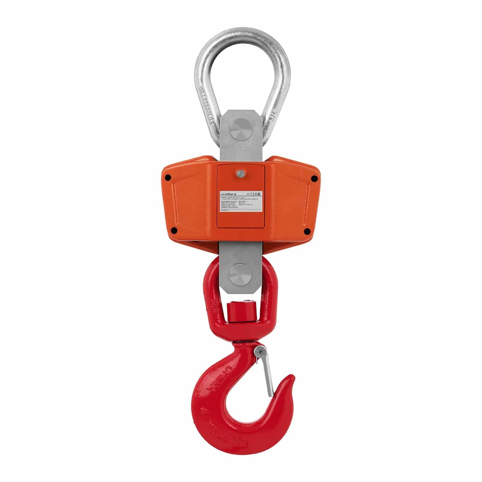 Steinberg Systems SBS-KW-3000KE Kranwaage 3.000 kg / 0,5 kg LED 360 Grad Hängewaage Wildwaage Zugwaage Lastenwaage