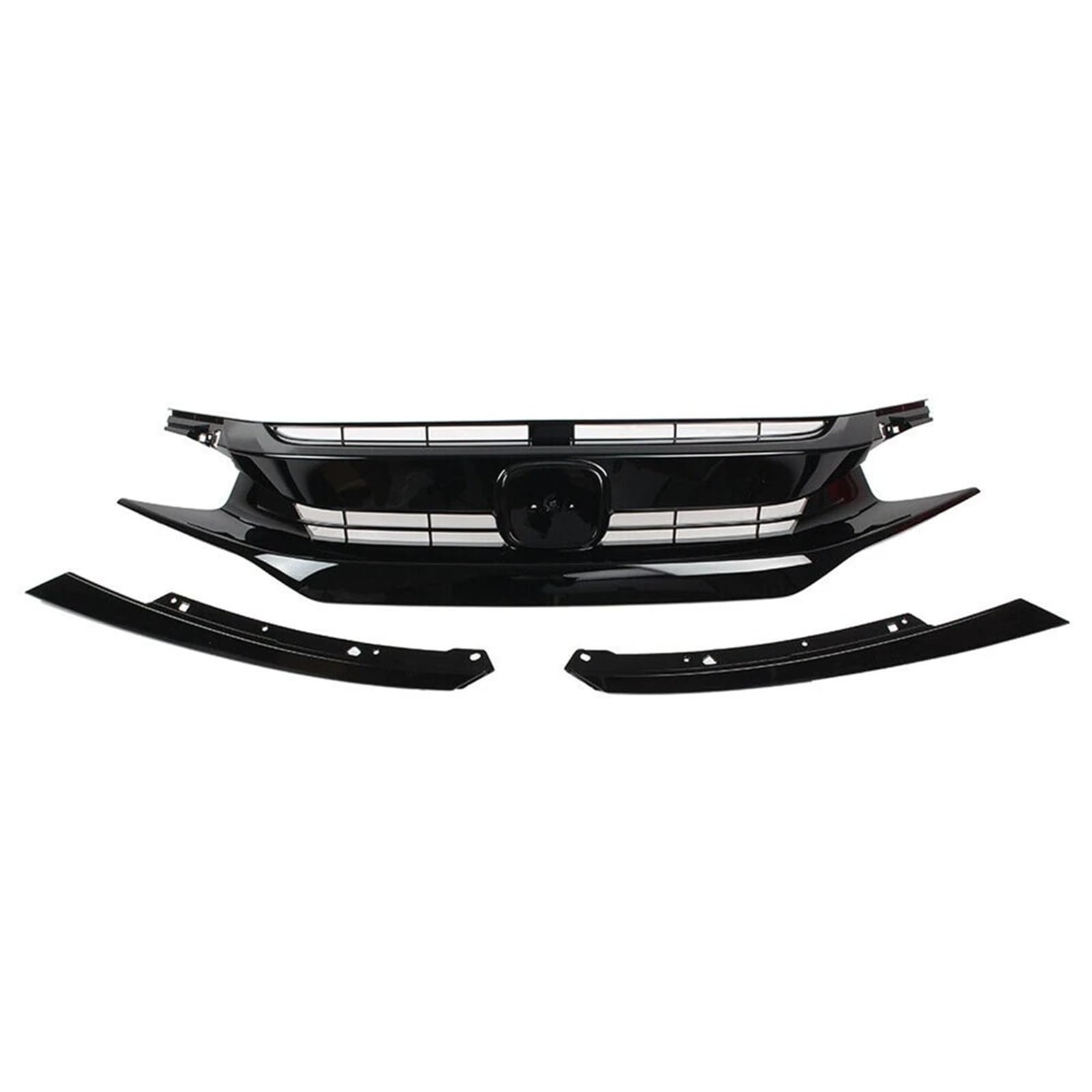 Calandre Avant Voiture Grilles De Calandre Racing Pour Pare-chocs Avant Supérieur Spoiler De Capot Moteur Pour Civic 10th 2016-2018 Coupé MTVTFECEWG