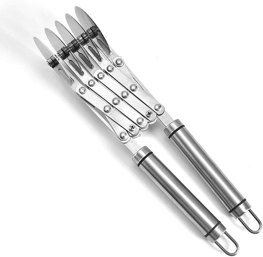5-Wheel Slicer Stainless Steel Pizza Slicer Pasta Baking Roller Cutter Adjustable Pizza Slicer