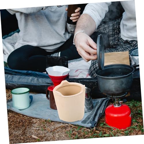 IMIKEYA Holzkohleofen Grillofen Holzkohlegrillherd Holzkohleherd zum Kochen Ton Campingkocher Kohle Herd Holzkohlegrillöfen altmodisch Tandoor Grillzubehör Kleiner Tee ofen kleiner Ofen – Bild 3