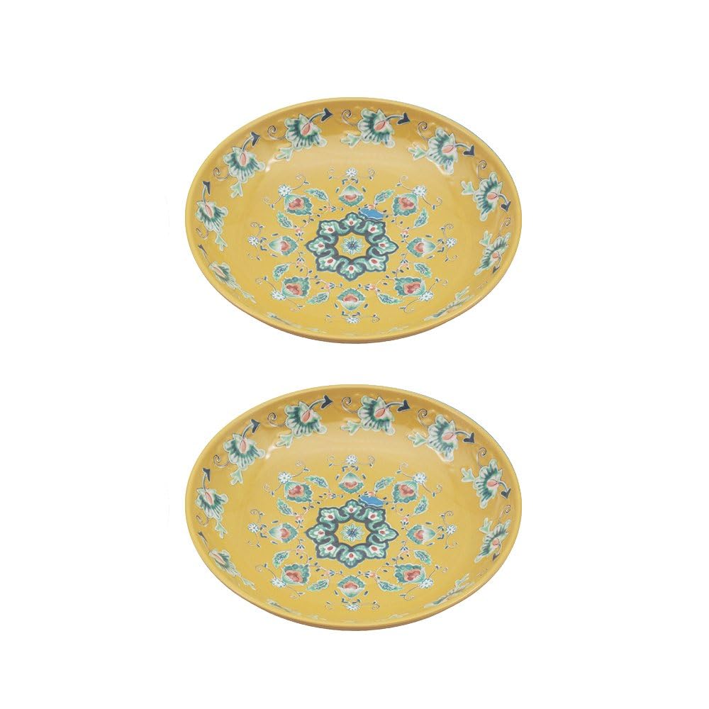 Tuscany Style Melamine Tableware (Yellow, Bowl 21 cm (Set of 2)) โ image 1