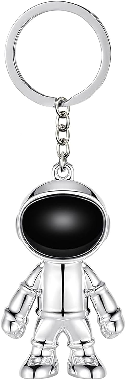MUAMAX Spaceman Keychains for Men Astronaut Spacemen Car Key Chain Accessory Backpack Purse Bag Charms Astronaut Keyrings