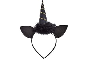 Mystical Dark Unicorn Headband
